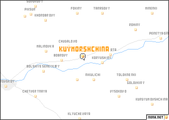 map of Kuymorshchina