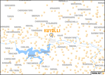 map of Kuyŏl-li