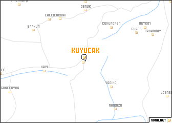 map of Kuyucak