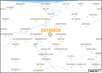 map of Kuyudüzü