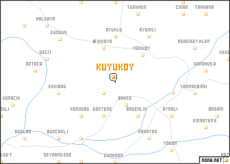 map of Kuyuköy