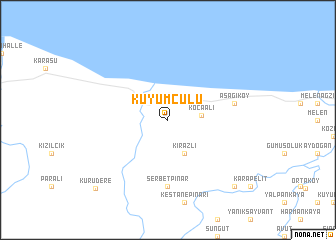 map of Kuyumculu