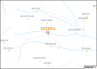 map of Kuzağıl