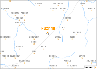 map of Kuzana