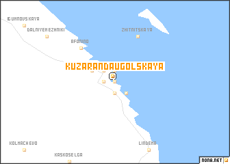 map of Kuzaranda-Ugol\