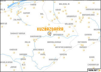 map of Kuz Bāzdarra