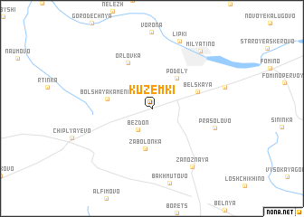 map of Kuzemki