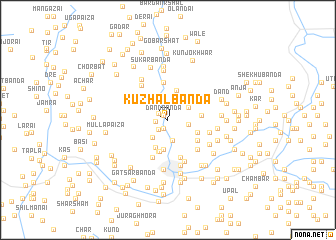 map of Kuz Hal Bānda