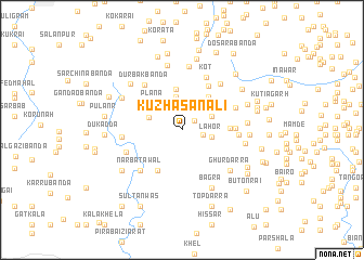 map of Kuz Hasan Ali