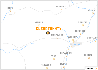 map of (( Kuzha-Takhty ))