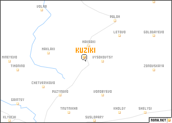 map of Kuziki