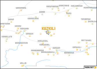 map of Kuz Kili