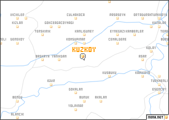 map of Kuzköy