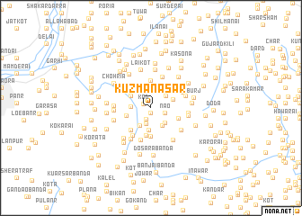 map of Kuz Manāsar