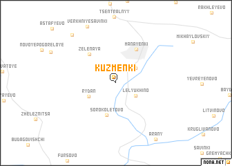 map of Kuz\