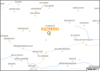 map of Kuz\