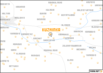 map of Kuz\