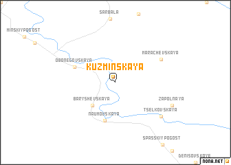 map of Kuz\