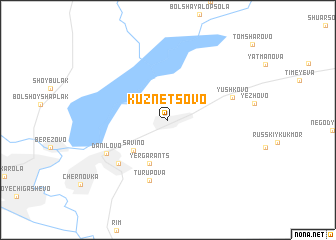 map of Kuznetsovo