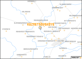map of Kuznetsovskoye