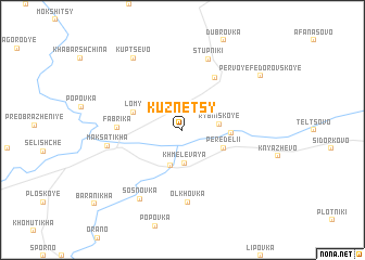 map of Kuznetsy