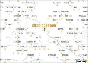 map of Kuźnica Stara