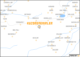 map of Kuzörenemirler