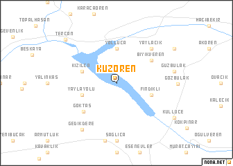 map of Kuzören