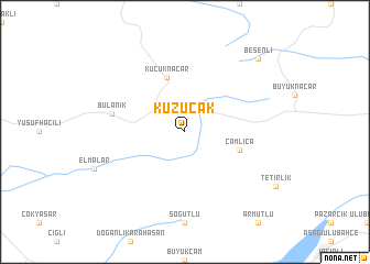 map of Kuzucak