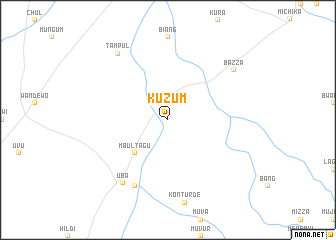 map of Kuzum