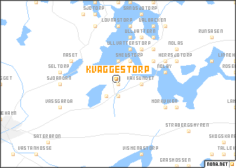 map of Kväggestorp