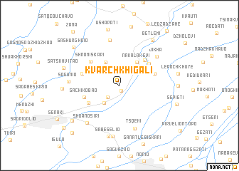 map of Kvarchkhigali