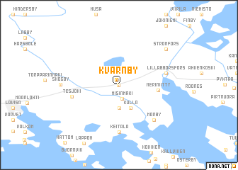 map of Kvarnby