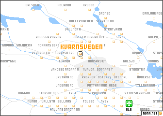 map of Kvarnsveden