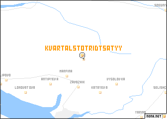 map of Kvartal Sto Tridtsatyy