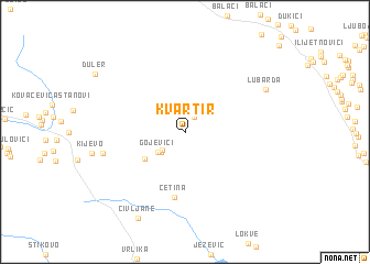 map of Kvartir