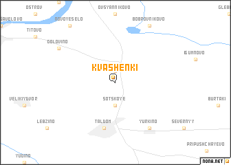 map of Kvashenki