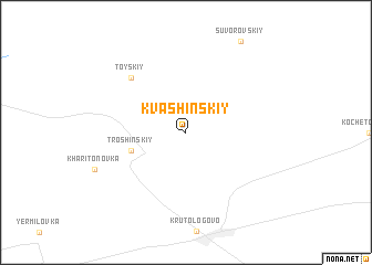 map of Kvashinskiy