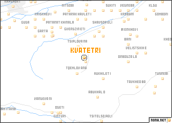 map of Kvatetri