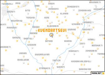 map of Kvemo-Artsevi