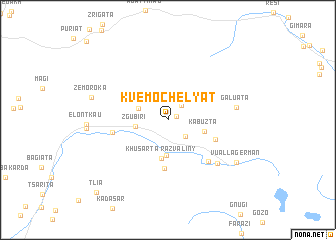 map of Kvemo-Chelyat