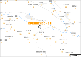 map of Kvemo-Chocheti