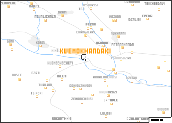 map of Kʼvemo Khandaki