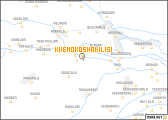 map of Kvemo-Koshakilisi