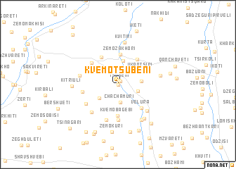 map of Kvemo-Tsubeni