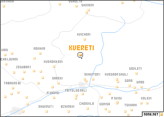 map of Kvereti