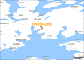 map of Kvernfjord
