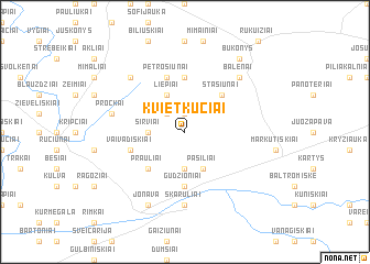 map of Kvietkučiai