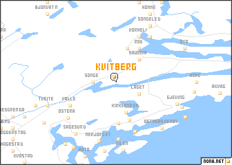 map of Kvitberg