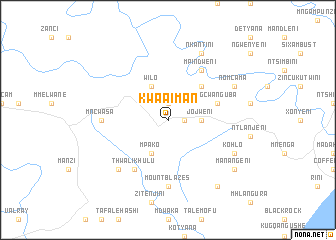 map of Kwaaiman